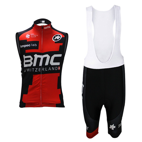 Chalecos Cortavientos BMC 2017 rojo e negro